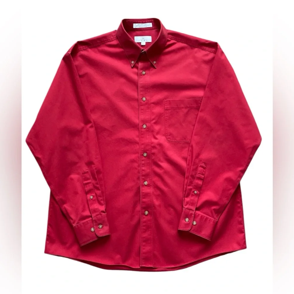 Enro Classic Red Men's Shirt - Picture 2 of 6